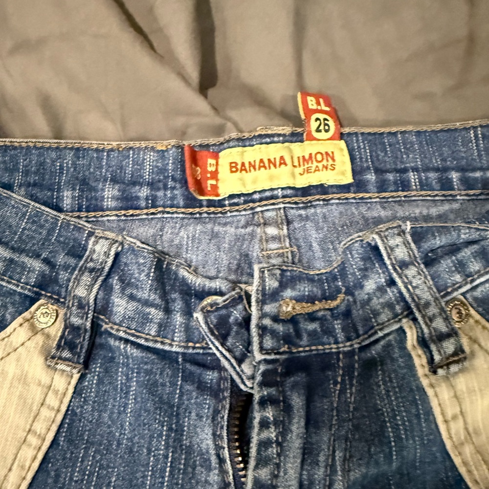 Banana Limon Women's Blue Wide Leg Jeans